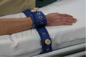 Sangles attache rapide poignets pour le lit - Fermeture mécanique